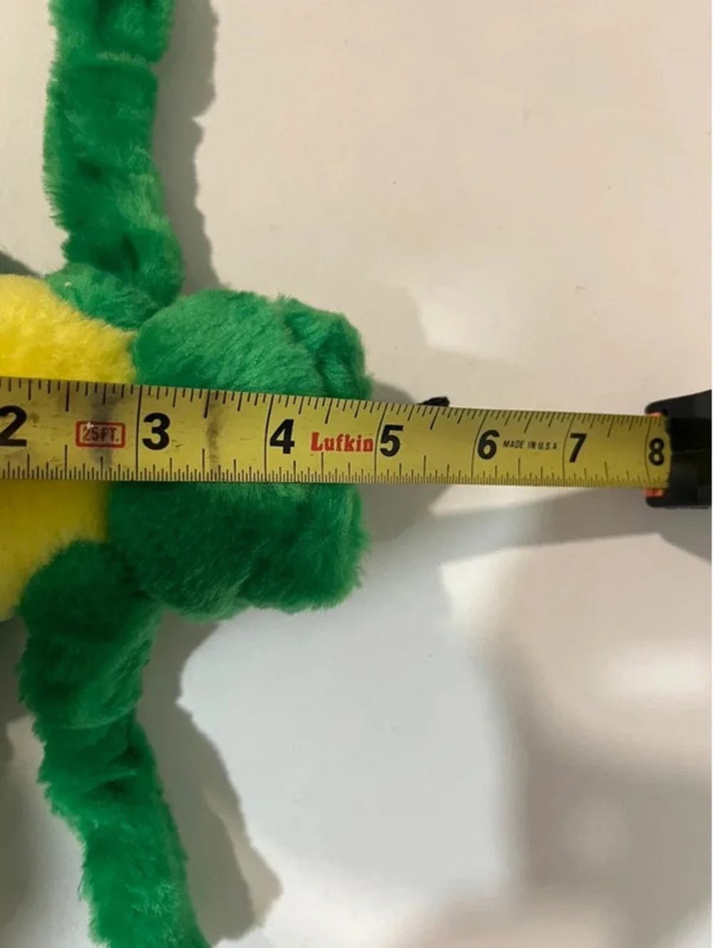 Plush Frog Stuffed Animal Booda frog Toad Toy Firm Green Yellow
